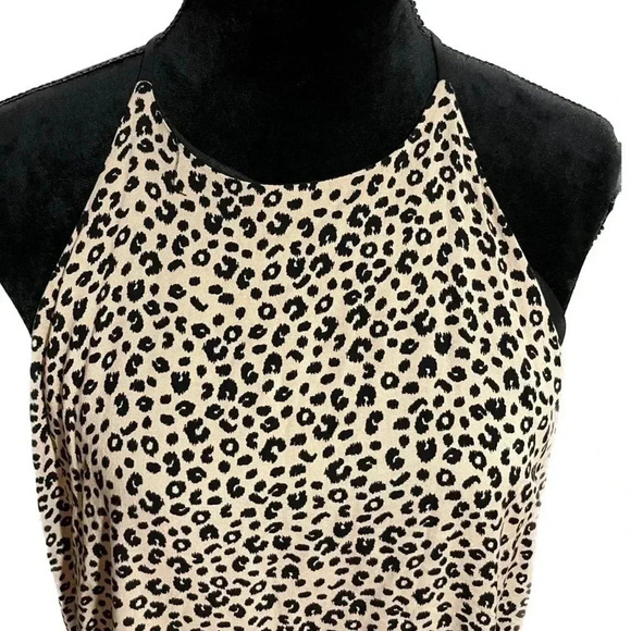 Caramela large animal print halter dress. - Picture 7 of 10